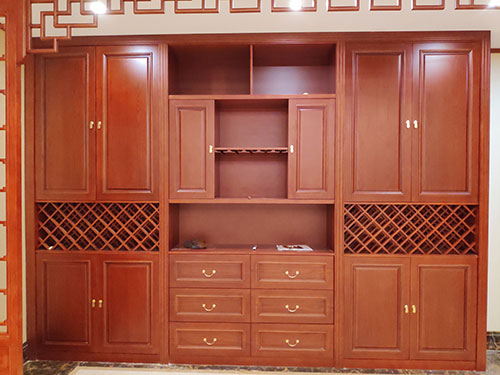 肃州中式家居装修之中式酒柜装修效果图