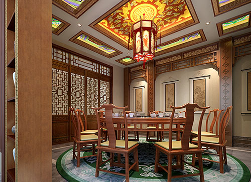 肃州中式古典风格家居装修设计效果图