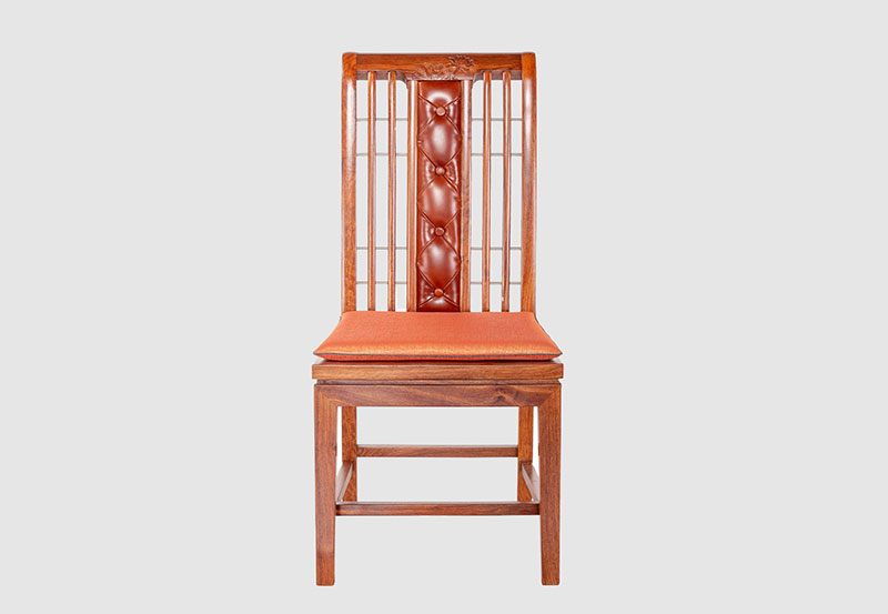 肃州芙蓉榭中式实木餐椅效果图